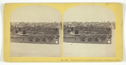 Näkymä Agricultural Groundsista, Washington, D.C., 185575. Tekijät: Kilburn Brothers, BW Kilburn.