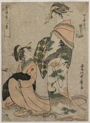 Chojiyan kurtisaani Misyama..., 1790-luvun alku.