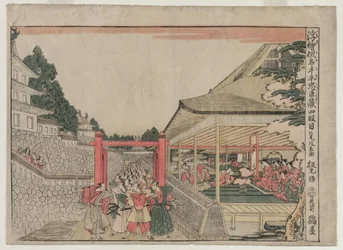 Chushingura: Näytelmä IV sarjasta Perspective Pictures for The Treasure House of Loyalty, c. 179