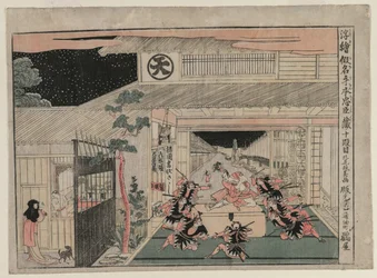 Chushingura: Act X sarjasta Perspective Pictures for The Treasure House of Loyalty, n. 1790