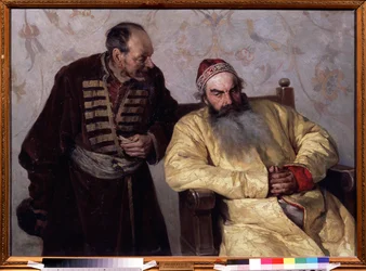 Une denunciation au Boyar (boiard, boiar) (To the Boyar With A Denunciation). Vaikeina aikoina (1598-1613) tsaari Ivan IV Kamalan (1530-1584) aikana Moskovan suurruhtinaskunnassa mies, joka piti kädessään taitettua paperia, puhui