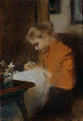 Leopoldine Steindl-Moser, taiteilijan sisar