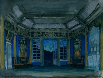 Lavastus M. Musorgskin Khovanshchina-oopperaan, 1911