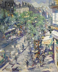 Boulevard de Sébastopol Pariisissa, 1923