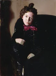 Anna Petrovna Ostroumova-Lebedevan (1871-1955) muotokuva 1901 (öljy kankaalle)