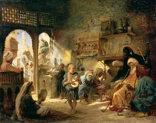Kahvila Kairossa, 1870-luku