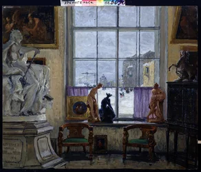 ""Museohuone"" Konstantin (Konstantin) Gorbatovin (1876-1945) maalaus 1916 Alueellinen taidemuseo, Arkangeli