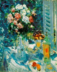 Kukat ja hedelmät, 1911-1912.