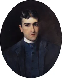 Lucien Guitry, kirjoittanut Konstantin Egorovitš Makovski (1839 - 1915)
