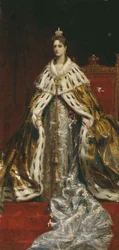 Muotokuva Aleksandra Feodorovnasta (Alix Hessenin) (1872-1918)