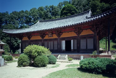 Pusok-san temppeli, rakennettu uudelleen vuonna 1358