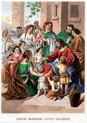 Kristus siunaa pieniä lapsia, 1800-luvun puoliväli
