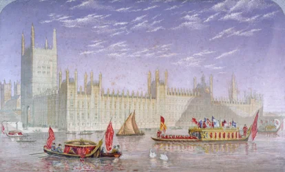 Westminsterin palatsi, Lontoo, 1850