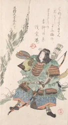Naispuolinen soturi haarniskassa, 1800-luku.