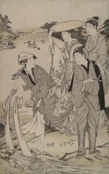 Tamagawa Musashin provinssissa sarjasta Kuusi jalokivijokea