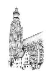 Historiallisen kaupungin kirkon torni