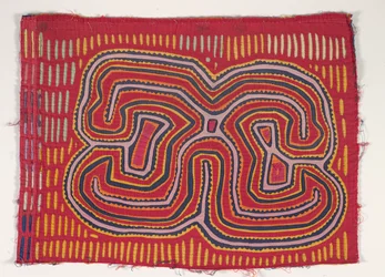 Shirt Panel (mola), n. 1950 (applikoitu puuvilla)