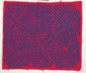 Shirt Panel (mola), n. 1950 (applikoitu puuvilla)