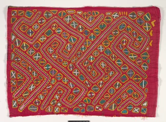 Shirt Panel (mola), n. 1950 (applikoitu puuvilla)