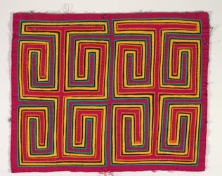 Shirt Panel (mola), n. 1950 (applikoitu puuvilla)
