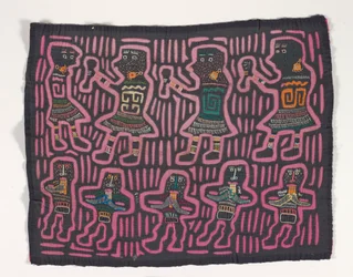 Shirt Panel (mola), n. 1950 (applikoitu puuvilla)