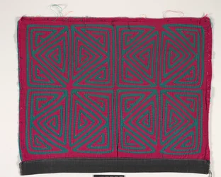 Shirt Panel (mola), n. 1950 (applikoitu puuvilla)
