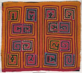 Paitapaneeli (mola) (applikoitu puuvilla)