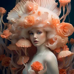 Lähikuva kauniista vedenalaisesta Actinia Sea Anemones -kukkajumalattaresta 3