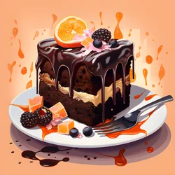 suklaakaramelli raparperikakku 1