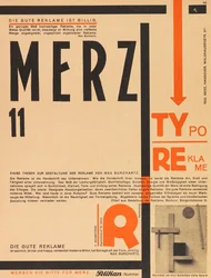 Merz 11. Typografinen mainos, 1924.