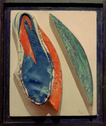 Ohne Titel (Relief mit Badeschuh)