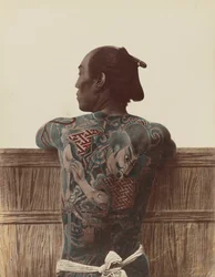 Japanilainen tatuointi, noin 1880