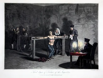 "Inkvisition kidutuksen kolmas aste", 1813.
