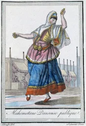 Muhammedilainen julkinen tanssija - J. Grasset St Sauveurin "" Encyclopédie des voyages -kirjassa, toim. Deroy, Pariisi