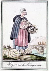 Maanviljelijä Angoumoisista - J. Grasset St Sauveurin "" Encyclopedia of Travels" -julkaisussa, Deron, Pariisi