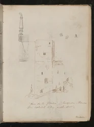Pöytäjalan tutkimus, arkkitehtoninen tutkimus, ?Tour de la glacine - avignon - Ranska