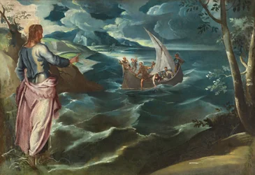 Kristus Galileanjärvellä, n. 1570-luku.