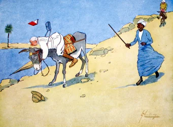 "Pysähdyspaikka Niilillä", 1908.