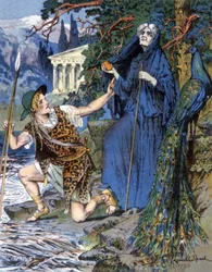 Jason ja Hera, noin 1900 (kuvitus).