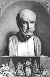 Hippokrateen muotokuva (n. 460–377 eKr.), 1800-luvun ensimmäinen puolisko