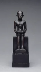Imhotepin (n. 2635-2595 eKr.) hahmo (pronssi)