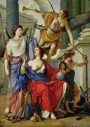 Allegoria Annen Itävallan hallitusvaltiosta (1601-66) 1648