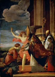 Saint Germanus Auxerresta ja Saint Genevieve Pariisista, 1630.