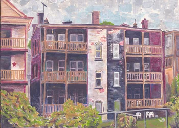 Mission Hill, k.2017 (akryyli vesivärille)