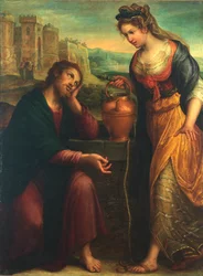 Kristus ja samarialainen nainen, 1607