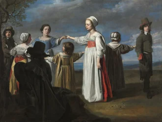 Le Nainin piiri - lapset tanssivat, noin 1650