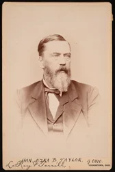Ezra Booth Taylorin muotokuva 1823-1912, ennen vuotta 1896.