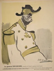 Kenraali Duchesne, sotaneuvoston jäsen, kuva "L