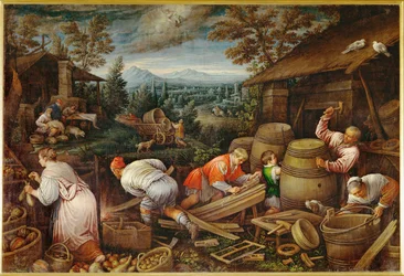 Elokuu (maalaus kankaalle)