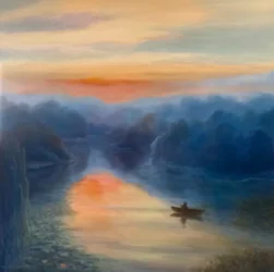 Morning Reflections, 2021 (öljy kankaalle)